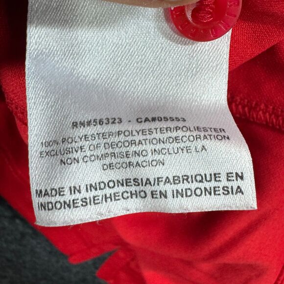 Nike Georgia Bulldogs Polo Shirt Men’s Large Red Gray Dri-Fit Dawgs UGA - Picture 9 of 10